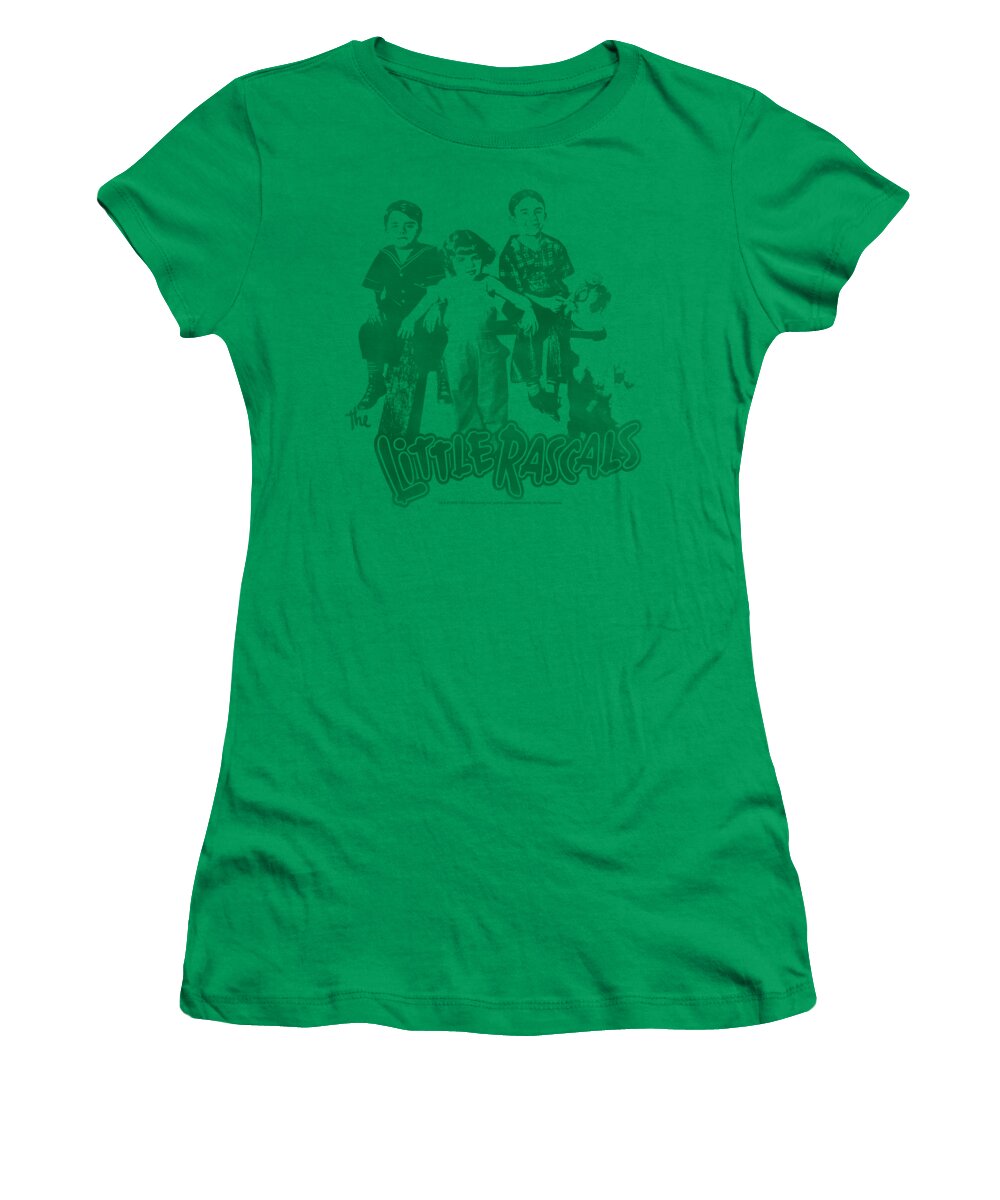 Little Rascals Women's T-Shirt featuring the digital art Little Rascals - The Gang by Brand A