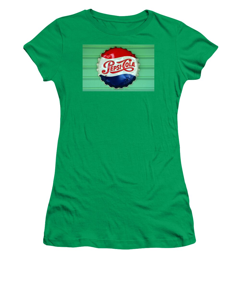 Pepsi Cola Women's T-Shirt featuring the photograph Pepsi Cap by David Lee Thompson