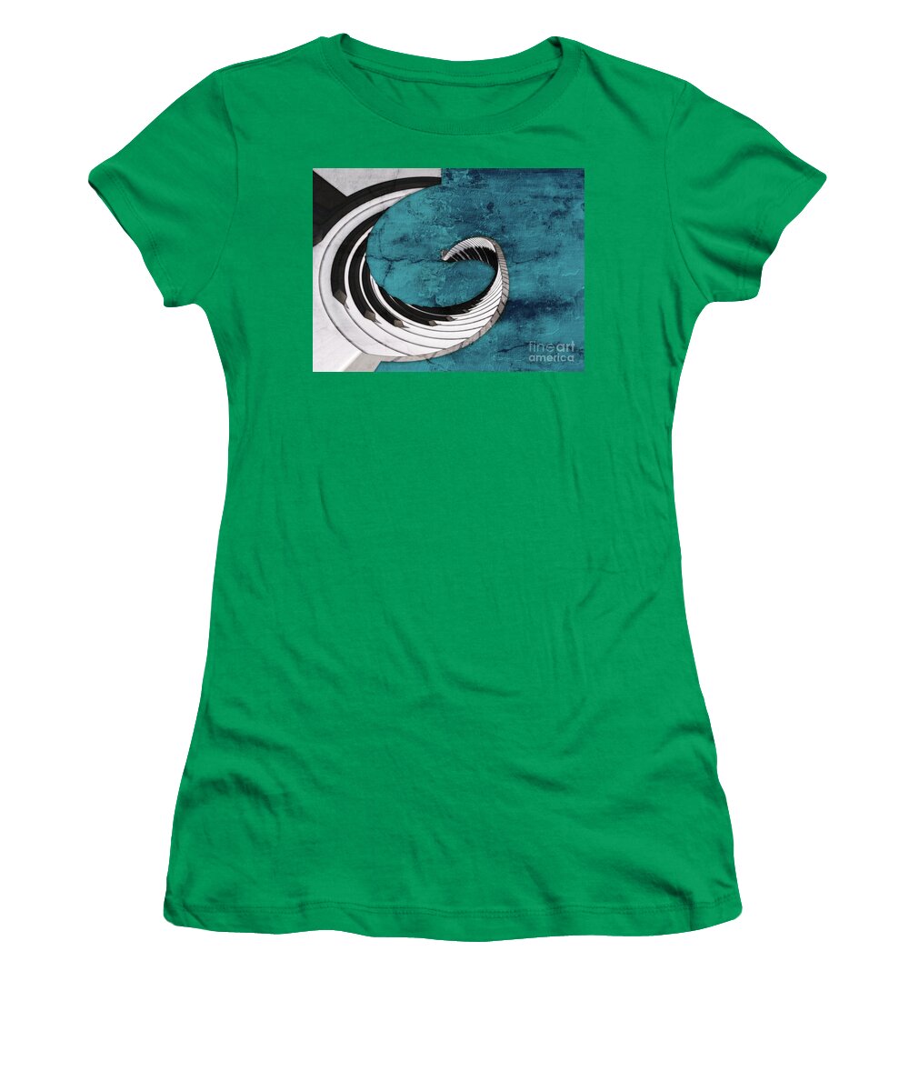 Piano Women's T-Shirt featuring the digital art Piano Fun - s02a by Variance Collections