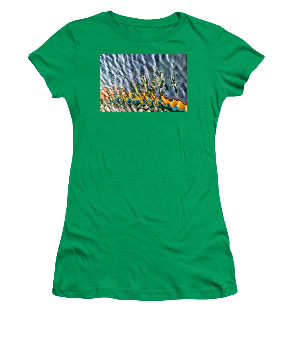 Afternoon Women's T-Shirt featuring the photograph Reflections by Stelios Kleanthous