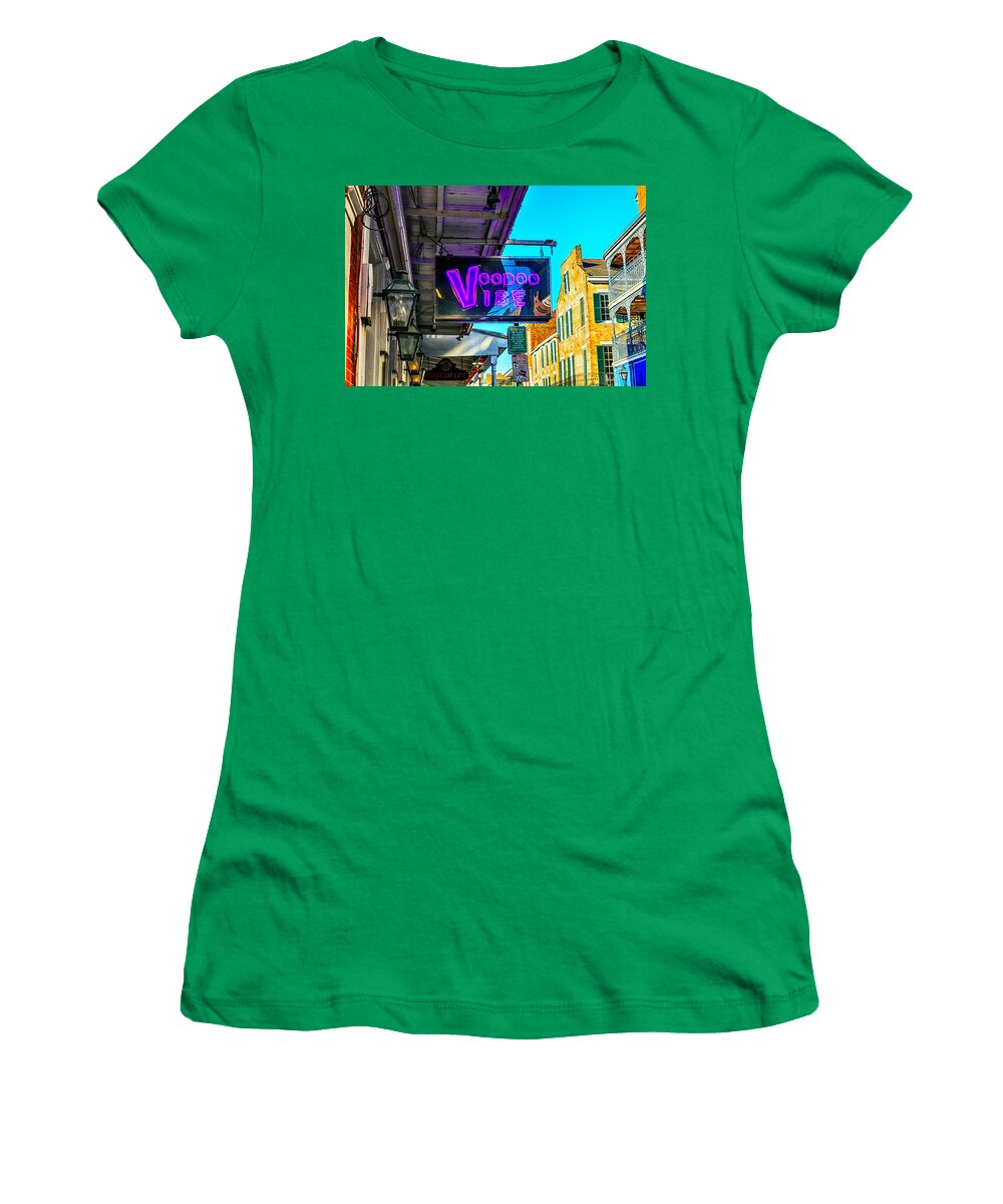 the Big Easy Women's T-Shirt featuring the photograph VooDoo Vibe by Sennie Pierson