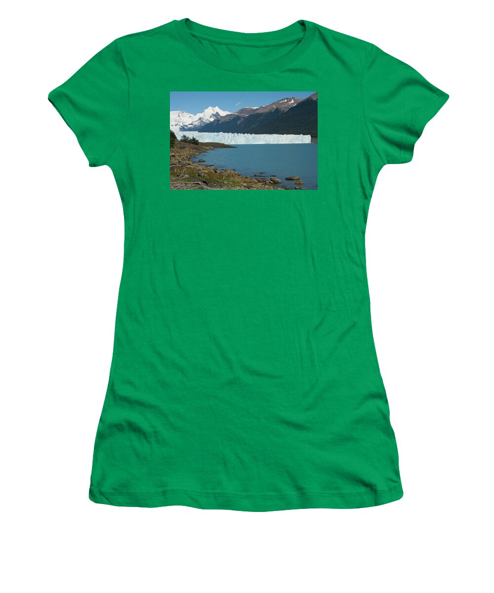 Patagonia Women's T-Shirt featuring the photograph White Glacier by Richard Gehlbach
