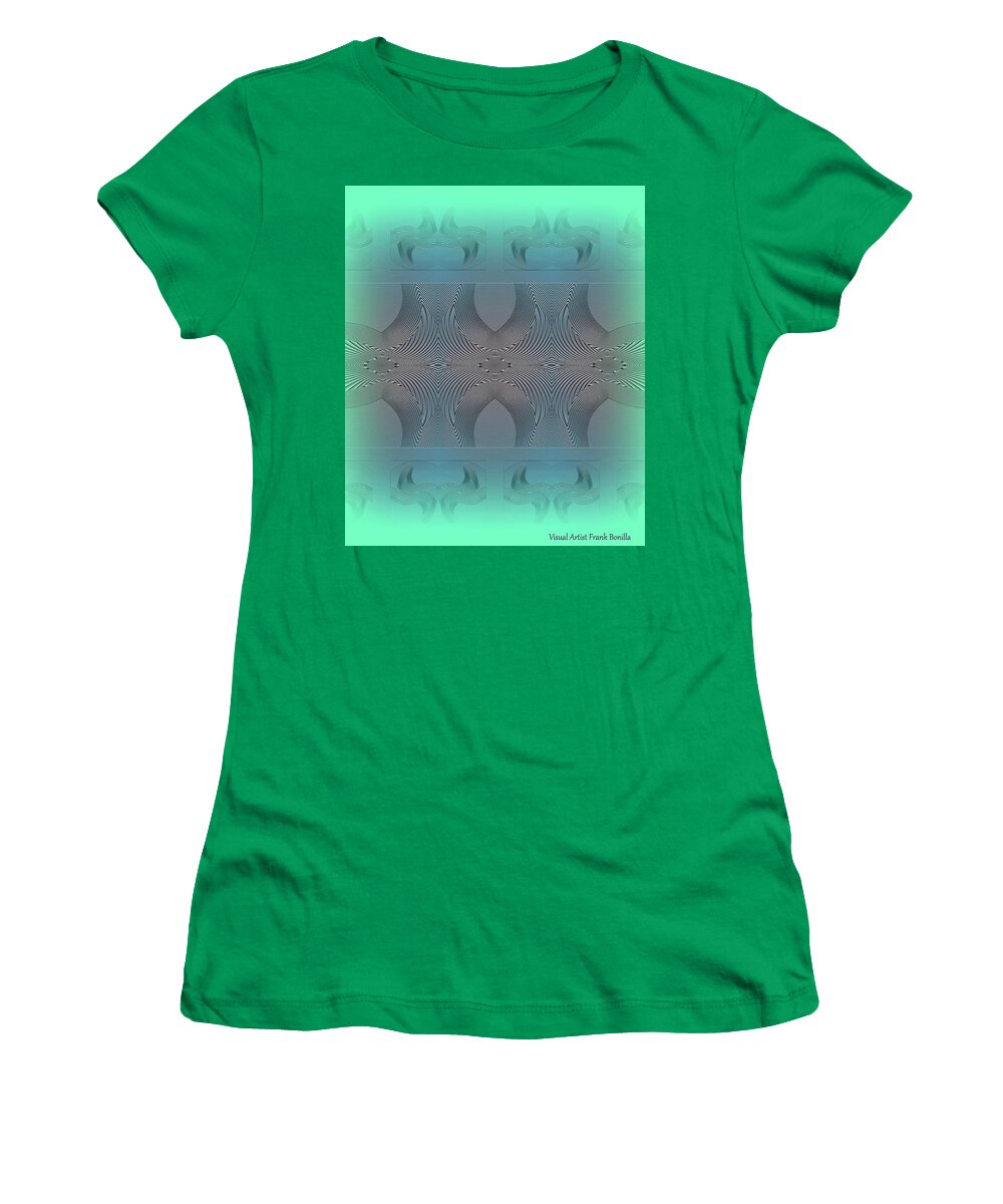 Art Women's T-Shirt featuring the digital art #061220171 #061220171 by Frank Bonilla