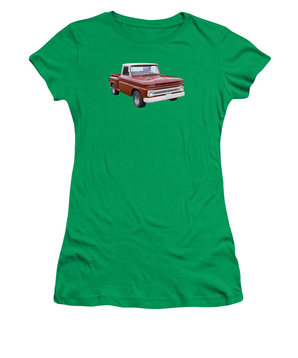 Old Women's T-Shirt featuring the photograph 1965 Chevrolet Pickup Truck by Keith Webber Jr
