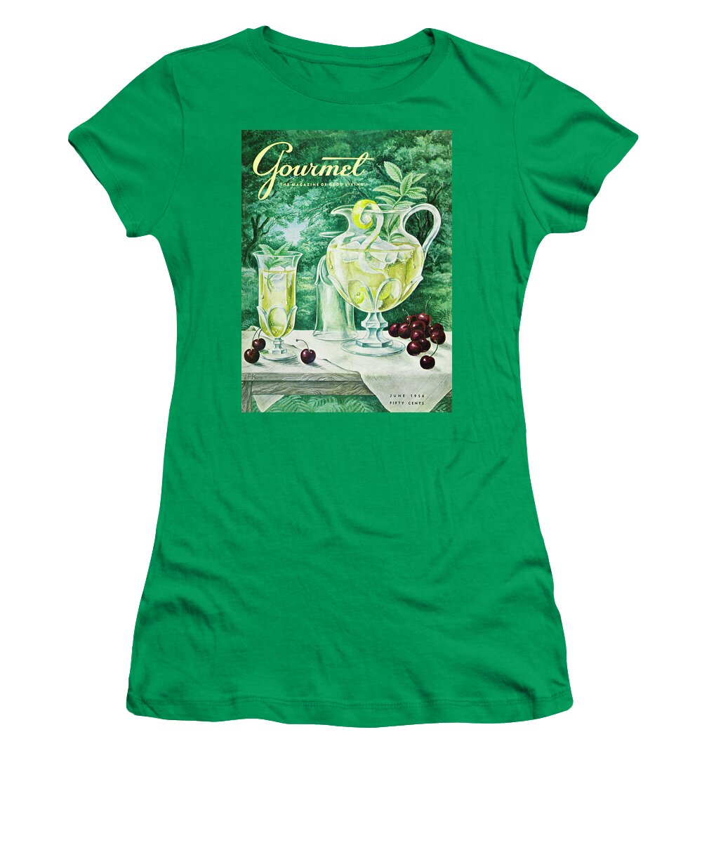 Food Women's T-Shirt featuring the photograph A Gourmet Cover Of Glassware by Hilary Knight
