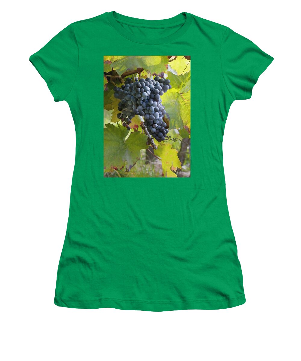 Grape Women's T-Shirt featuring the photograph All Aglow by Sharon Foster