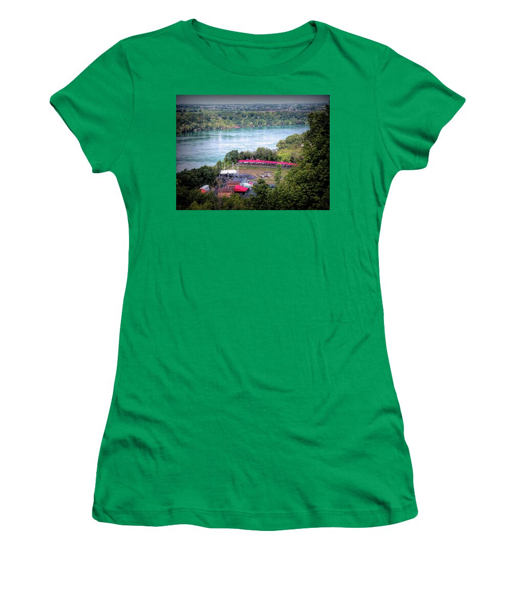 Art Park Women's T-Shirt featuring the photograph Art Park by Leslie Montgomery