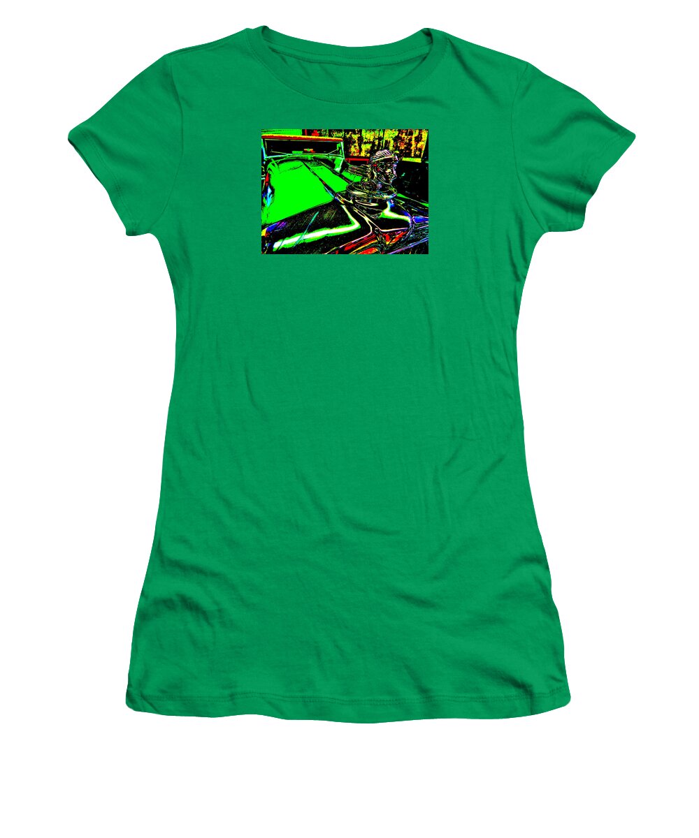 Bahre Car Show Women's T-Shirt featuring the photograph Bahre Car Show II 24 by George Ramos