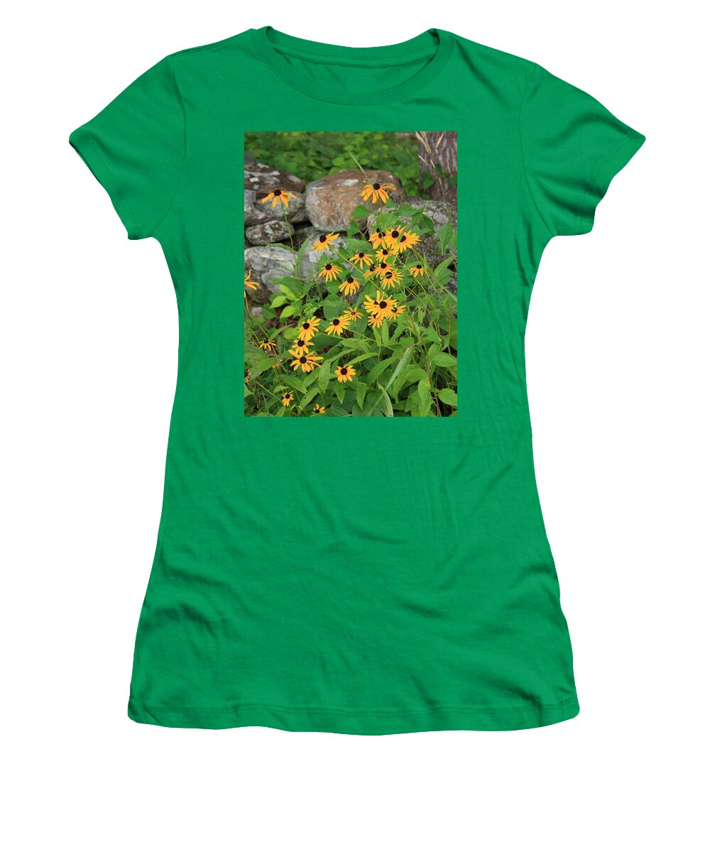 Landscape Women's T-Shirt featuring the photograph Black Eyed Susan by Doug Mills