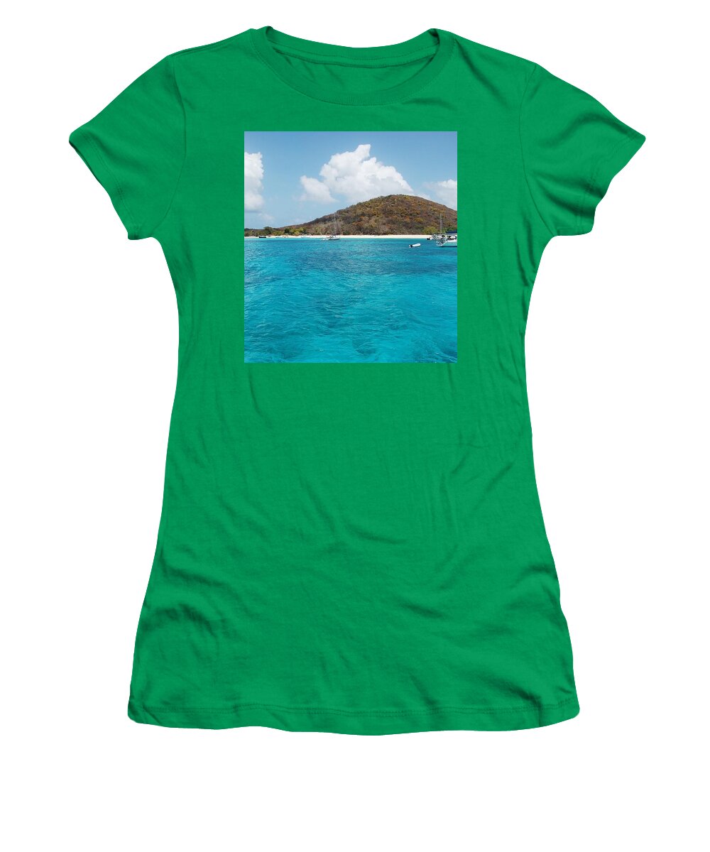 Buck Island Reef National Monument Women's T-Shirt featuring the photograph Buck Island Reef National Monument by Christopher James