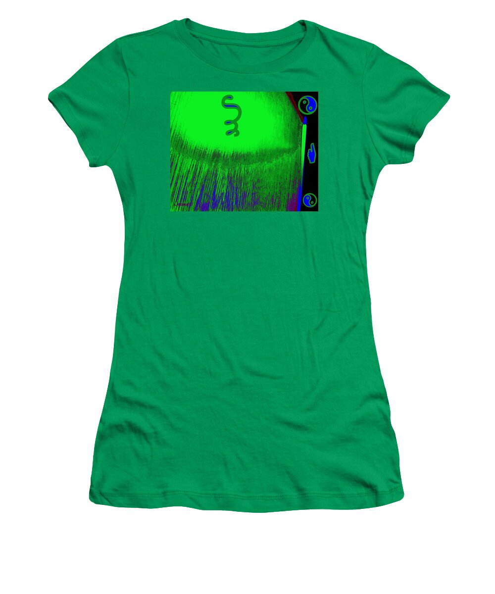 Expansion Women's T-Shirt featuring the digital art Expansion of Consciousness by Lessandra Grimley