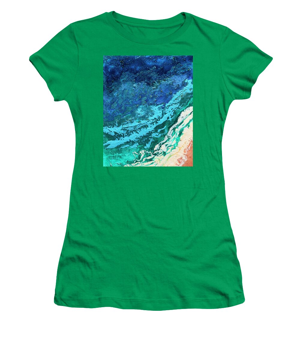 High Tide Women's T-Shirt featuring the painting High Tide by Patricia Beebe