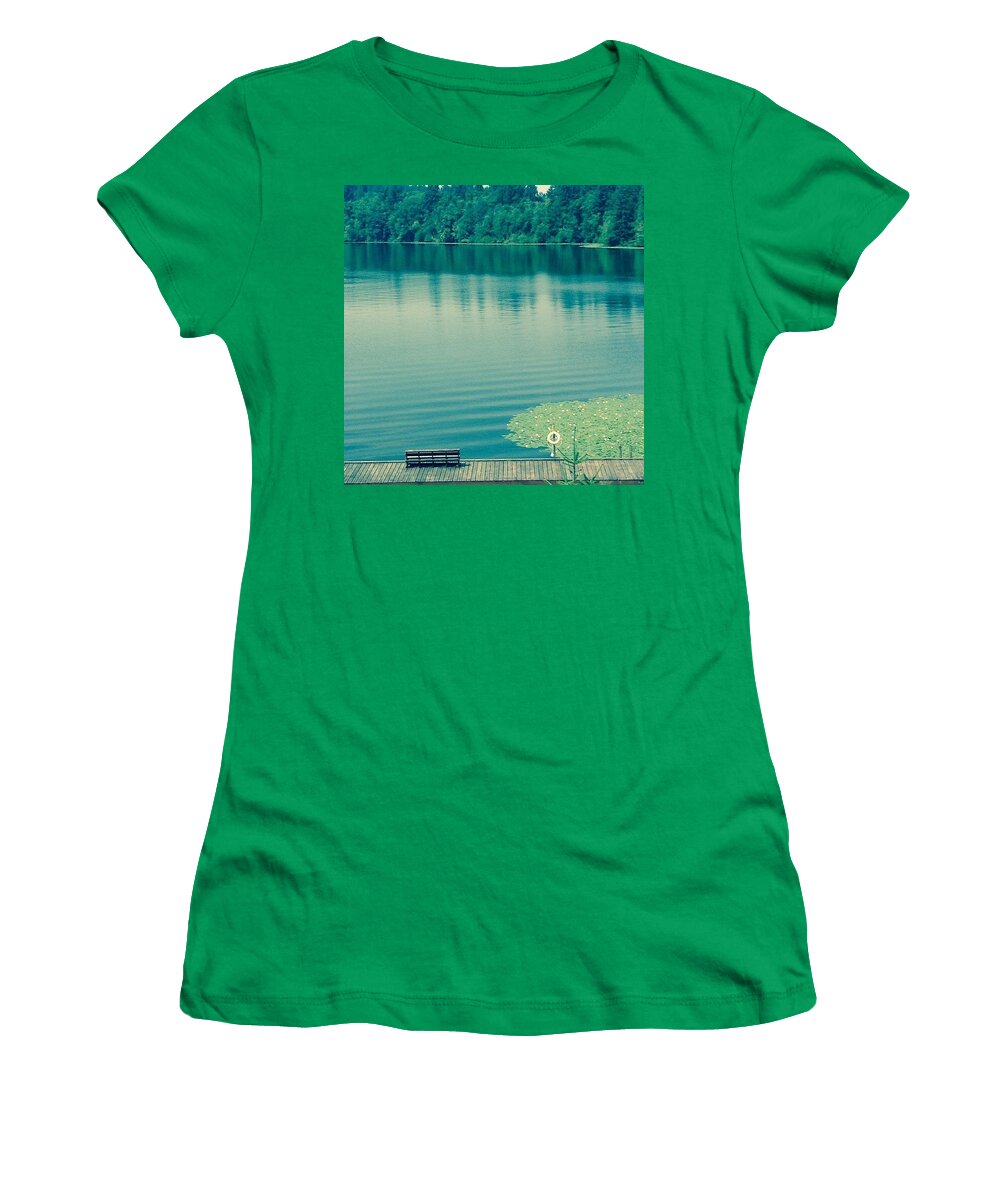 Lake Women's T-Shirt featuring the photograph Lake by Andrew Redford
