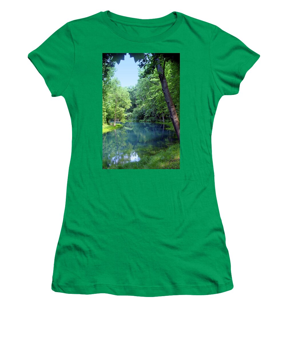 Maramec Springs Park Women's T-Shirt featuring the photograph Maramec Springs 2 by Marty Koch
