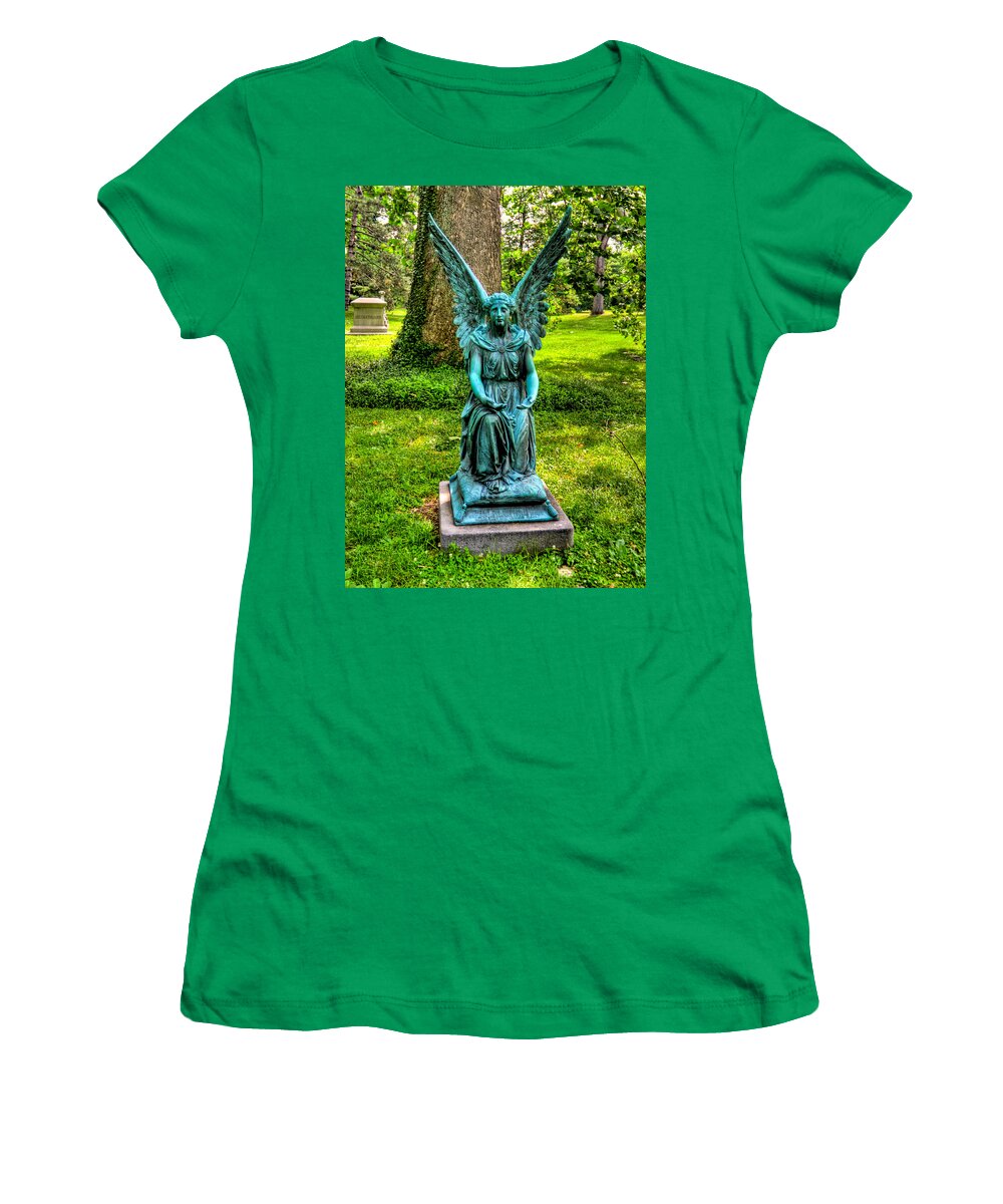 Spring Grove Women's T-Shirt featuring the photograph Spring Grove Angel by Jonny D