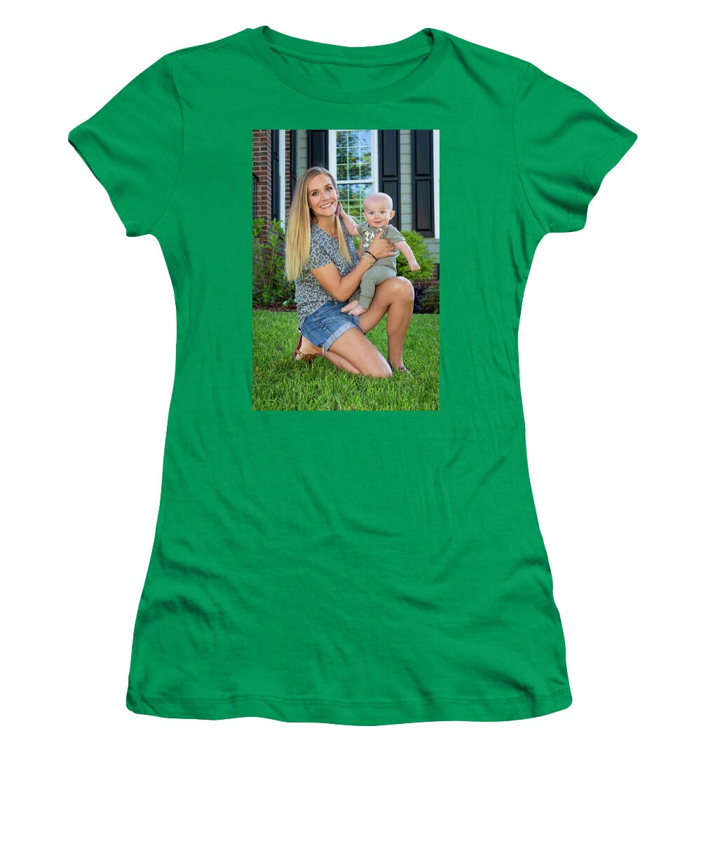  Women's T-Shirt featuring the digital art Family Sample 19 by Snaphappy Photos