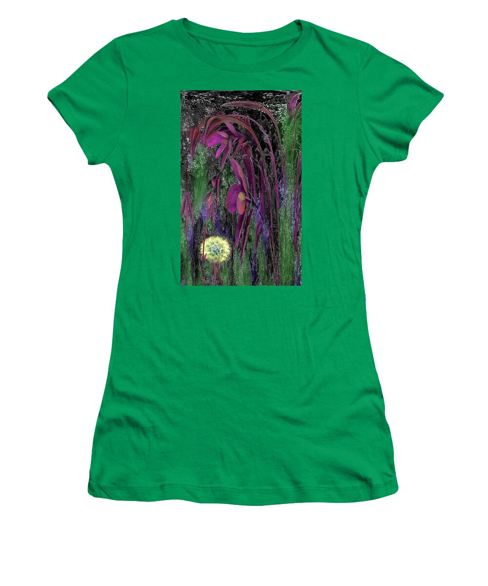 Abstract Women's T-Shirt featuring the photograph Alices Paradise by Wayne King