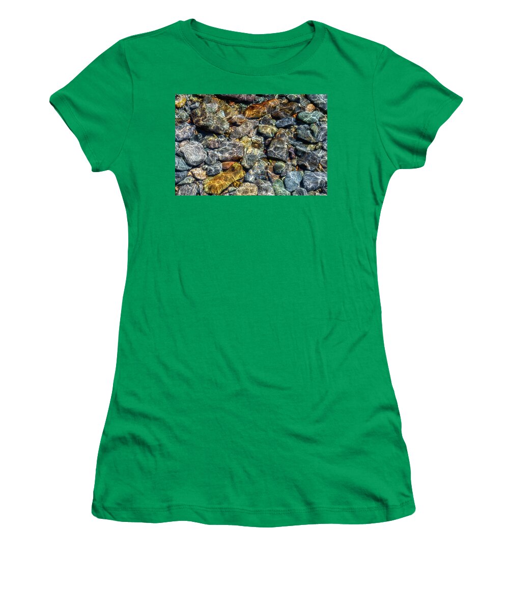 Rocks Women's T-Shirt featuring the photograph Bending Light by Darren White