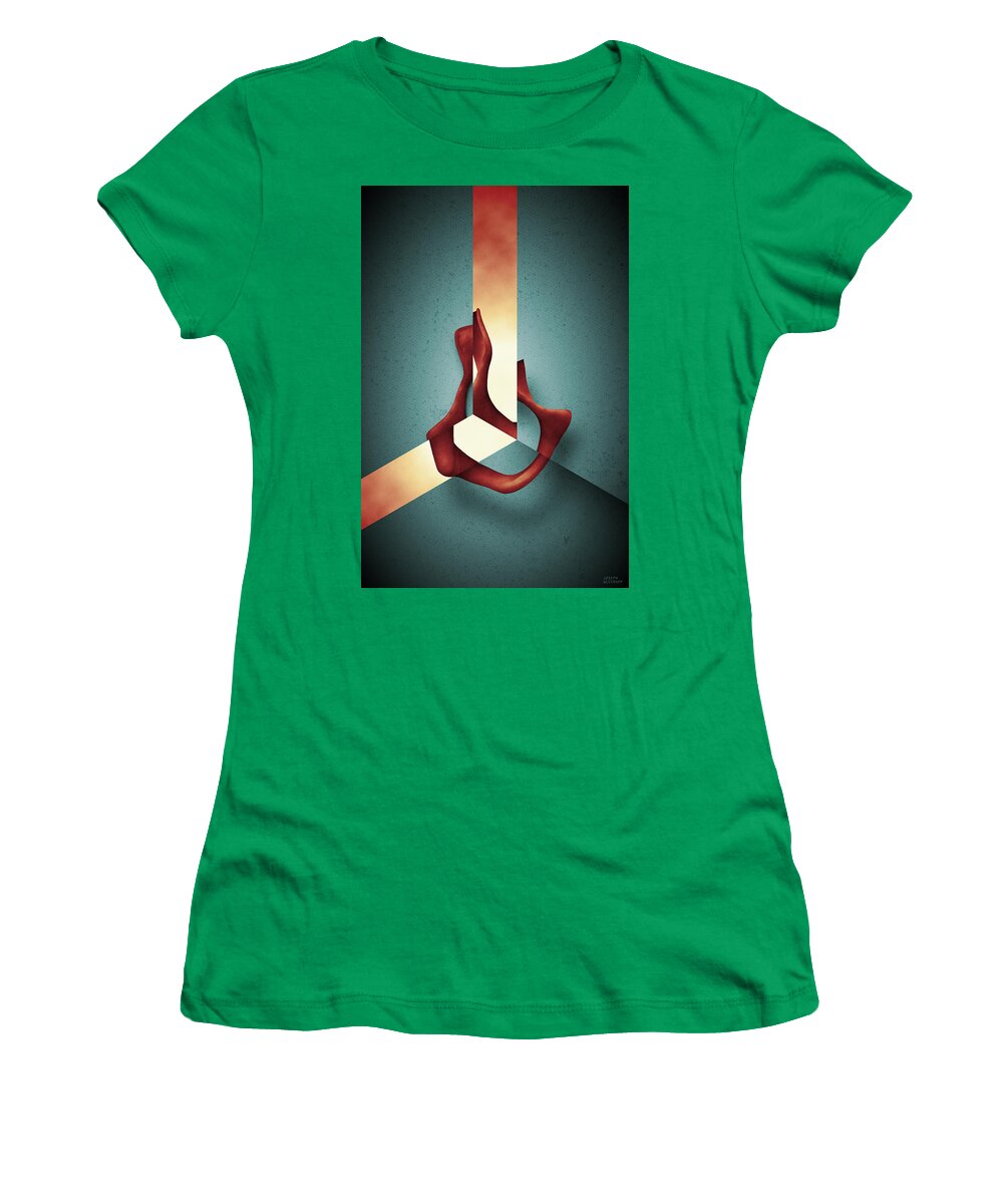 Graphic Women's T-Shirt featuring the photograph Cacoethes v by Joseph Westrupp