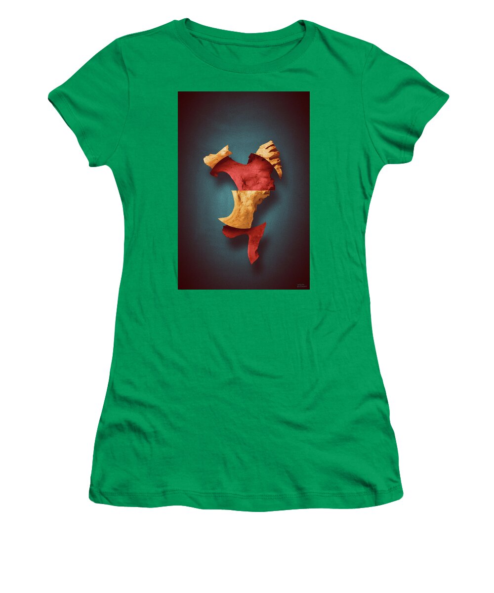 Graphic Women's T-Shirt featuring the photograph Comminution ii by Joseph Westrupp