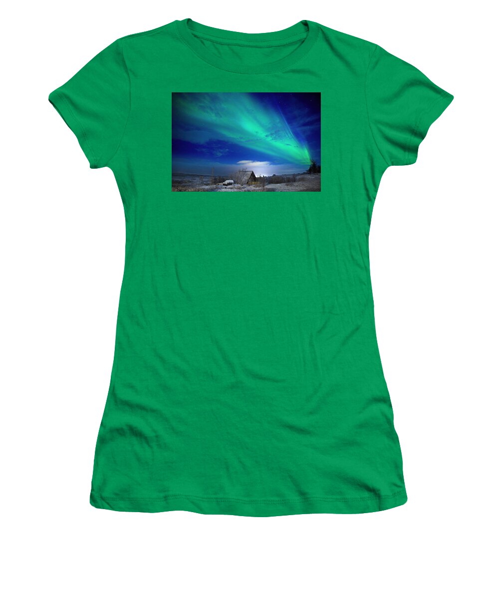Iceland Women's T-Shirt featuring the photograph Country home #2 by Christopher Mathews