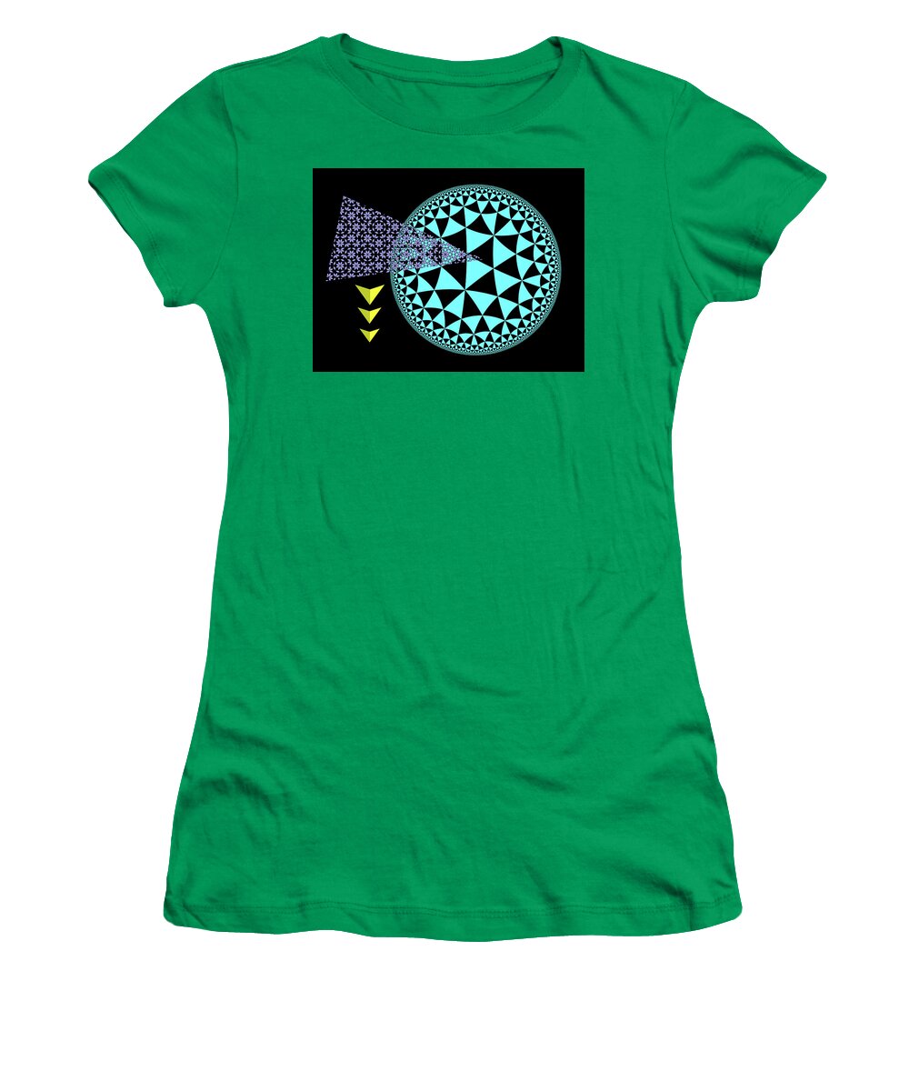 New Directions Women's T-Shirt featuring the digital art Design 4 New Directions by Lorena Cassady