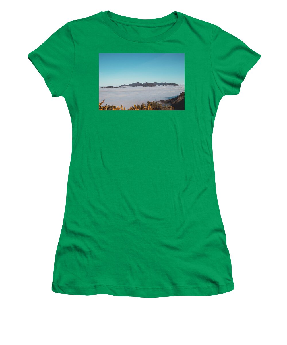 Sao Vicente Women's T-Shirt featuring the photograph Discovering portuguese nature by Vaclav Sonnek