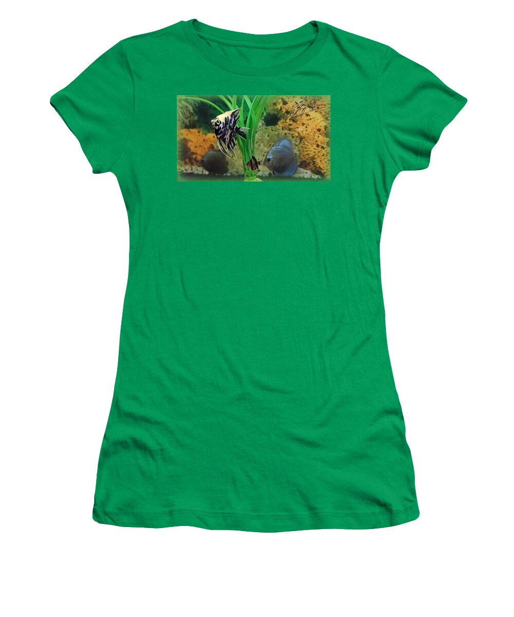  Women's T-Shirt featuring the photograph Fish by Andrei Bin Ay