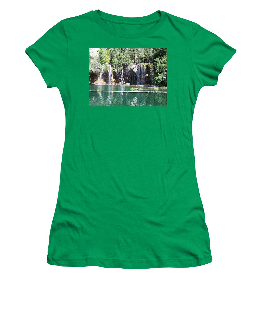 Hanging Lake Women's T-Shirt featuring the photograph Hanging Lake by Amanda R Wright