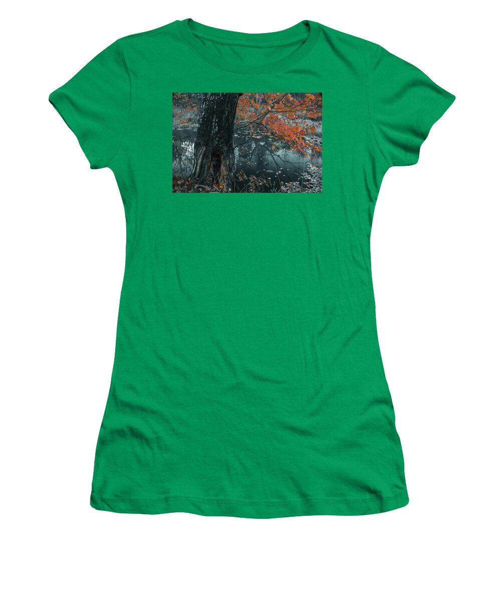 Maple Tree Women's T-Shirt featuring the photograph Maple Tree by Iris Greenwell