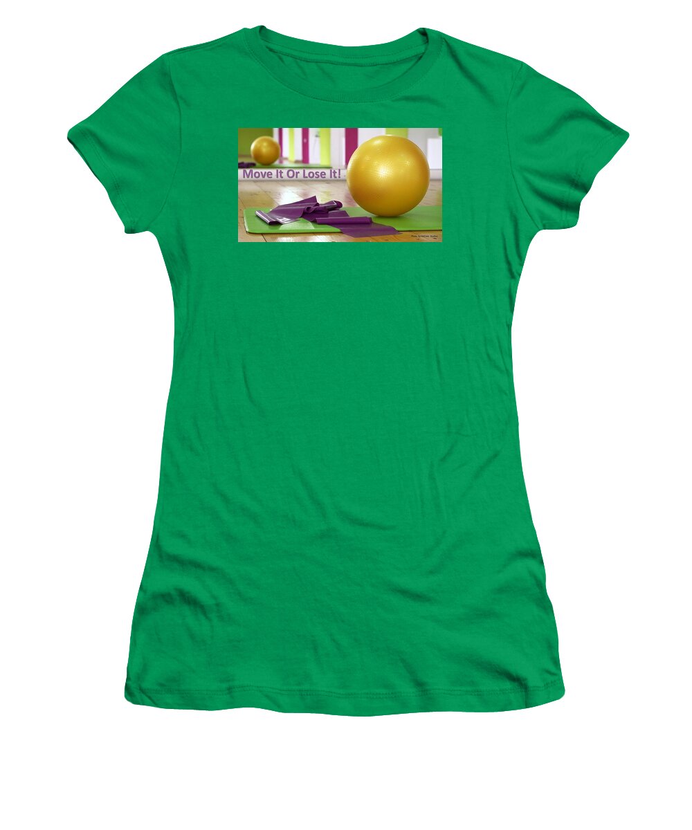 Move It Women's T-Shirt featuring the photograph Move It Or Lose It by ArtCoreStudios and Nancy