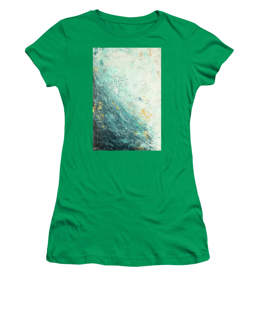 Coastal Women's T-Shirt featuring the painting Saturated by Kirsten Koza Reed