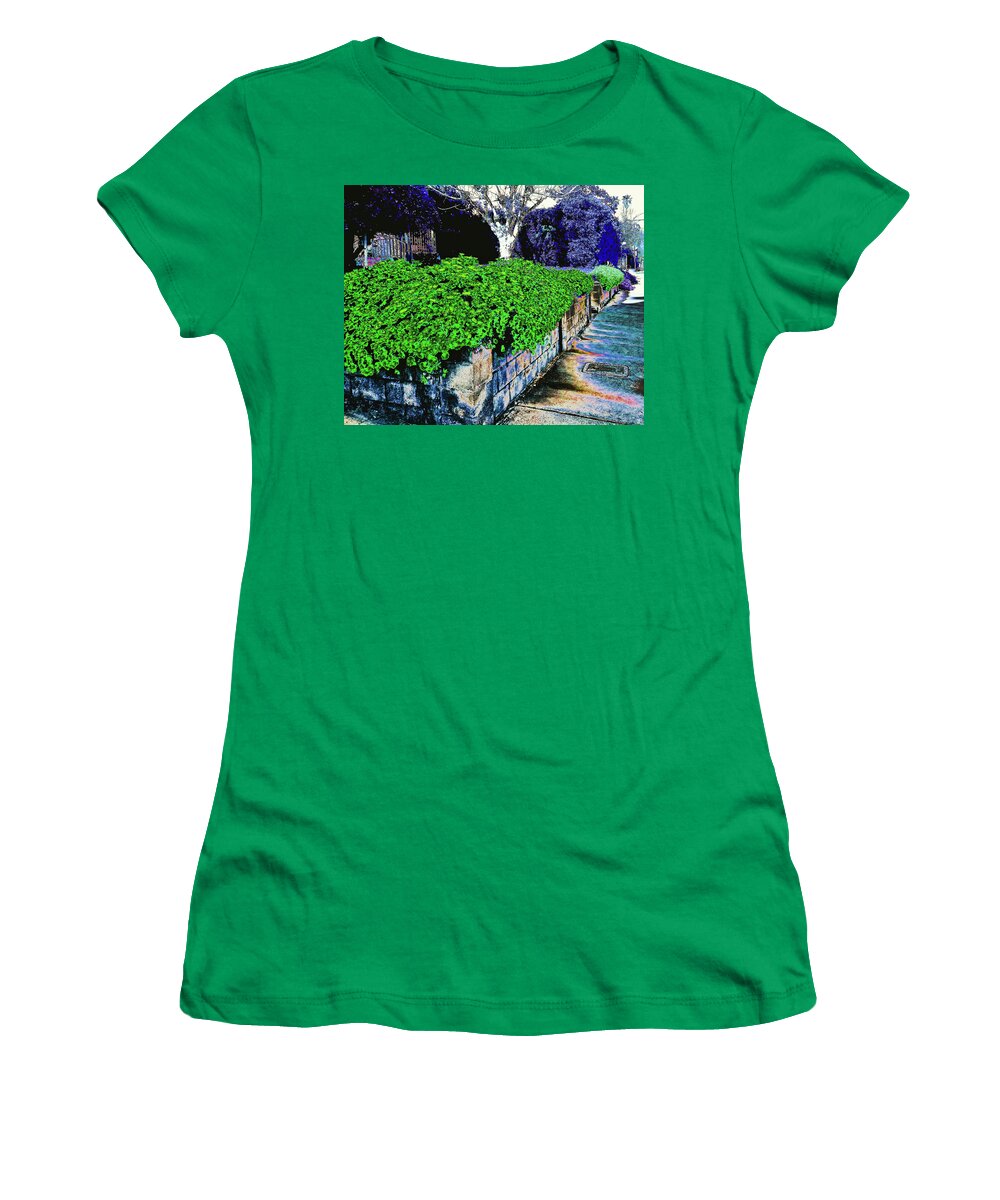 Bushes Women's T-Shirt featuring the photograph Solar Bushes by Andrew Lawrence