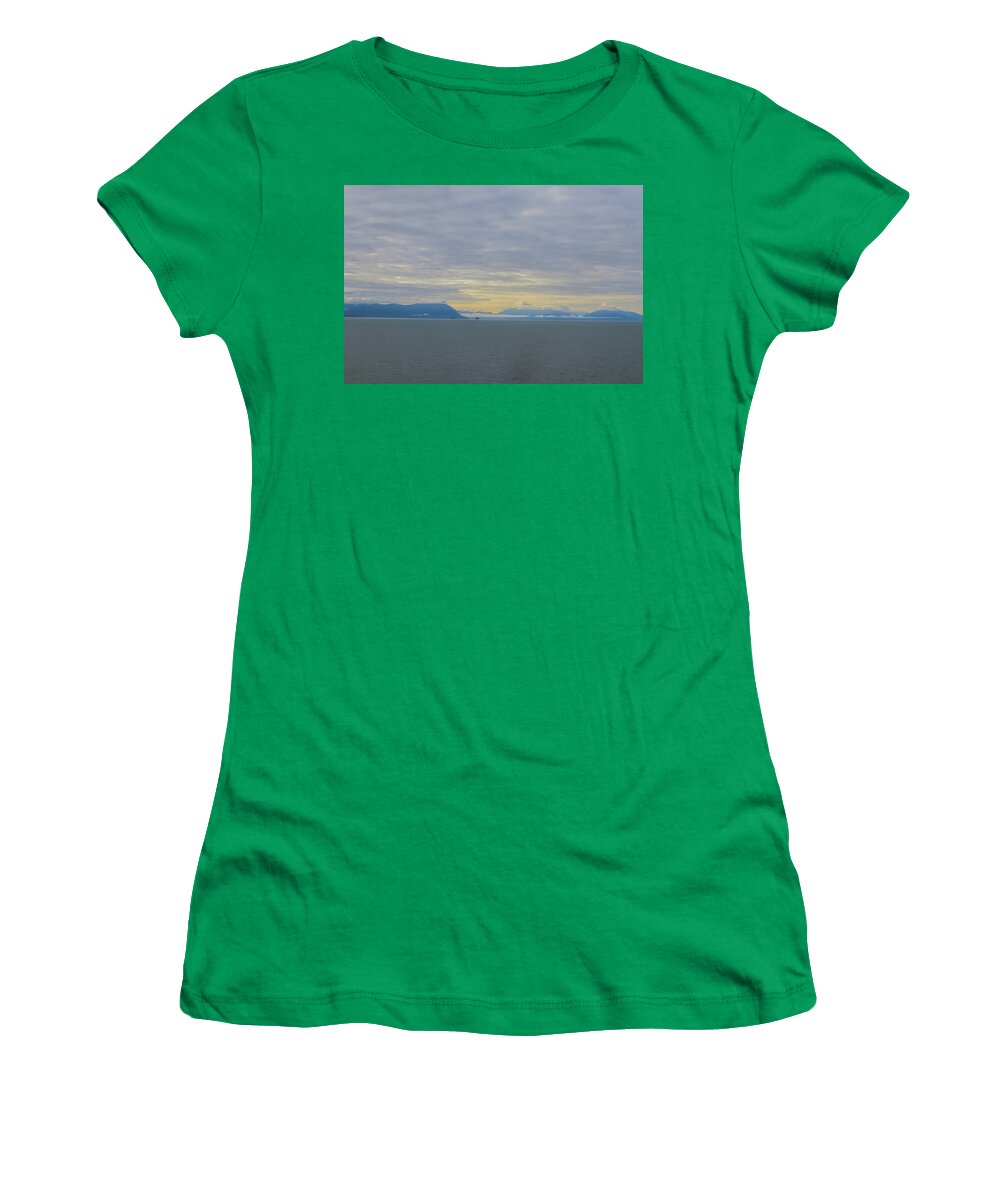 Alaska Women's T-Shirt featuring the photograph Stephens Passage Serenity by Ed Williams