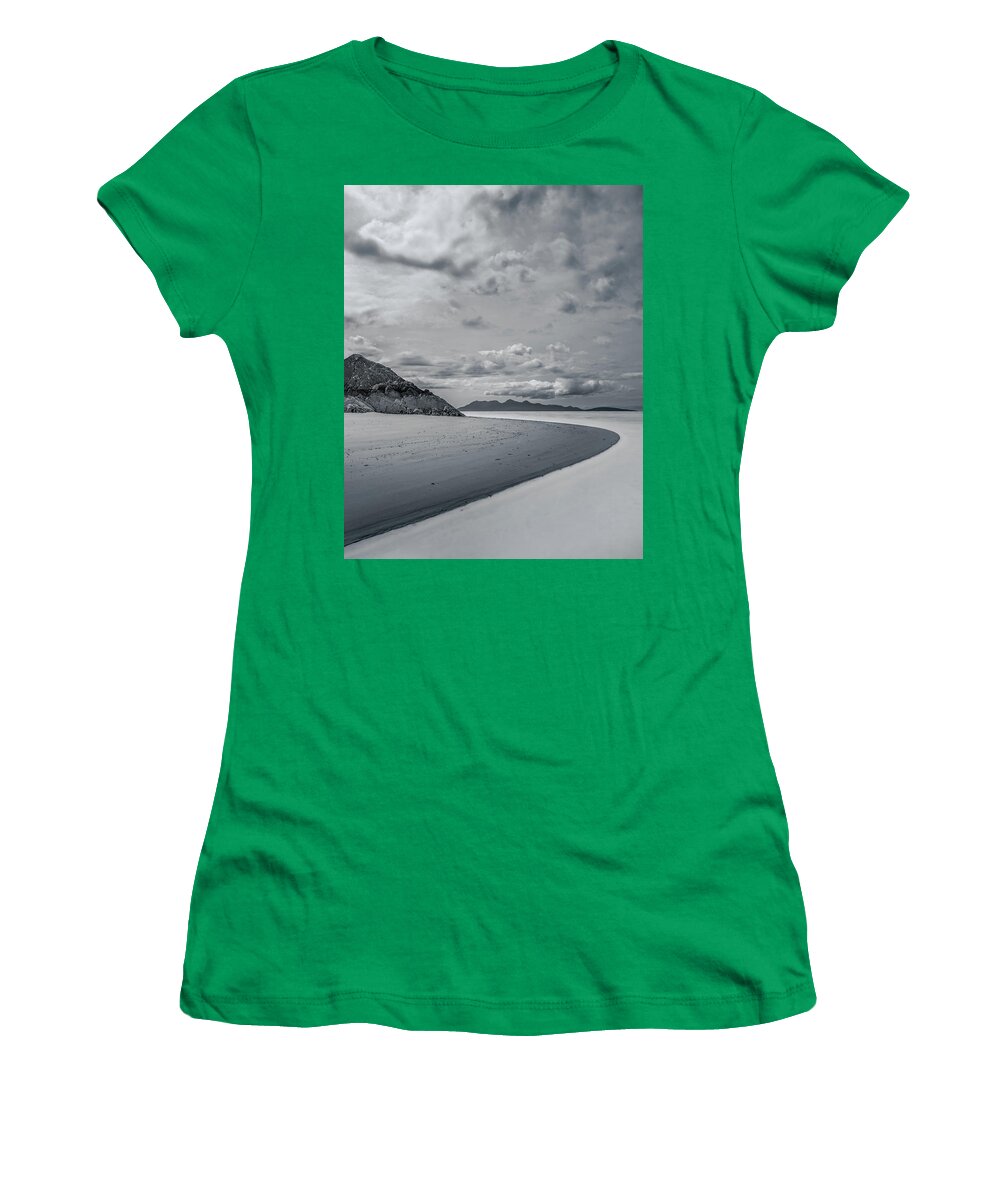 Adam West Women's T-Shirt featuring the photograph Tidal Arc by Adam West