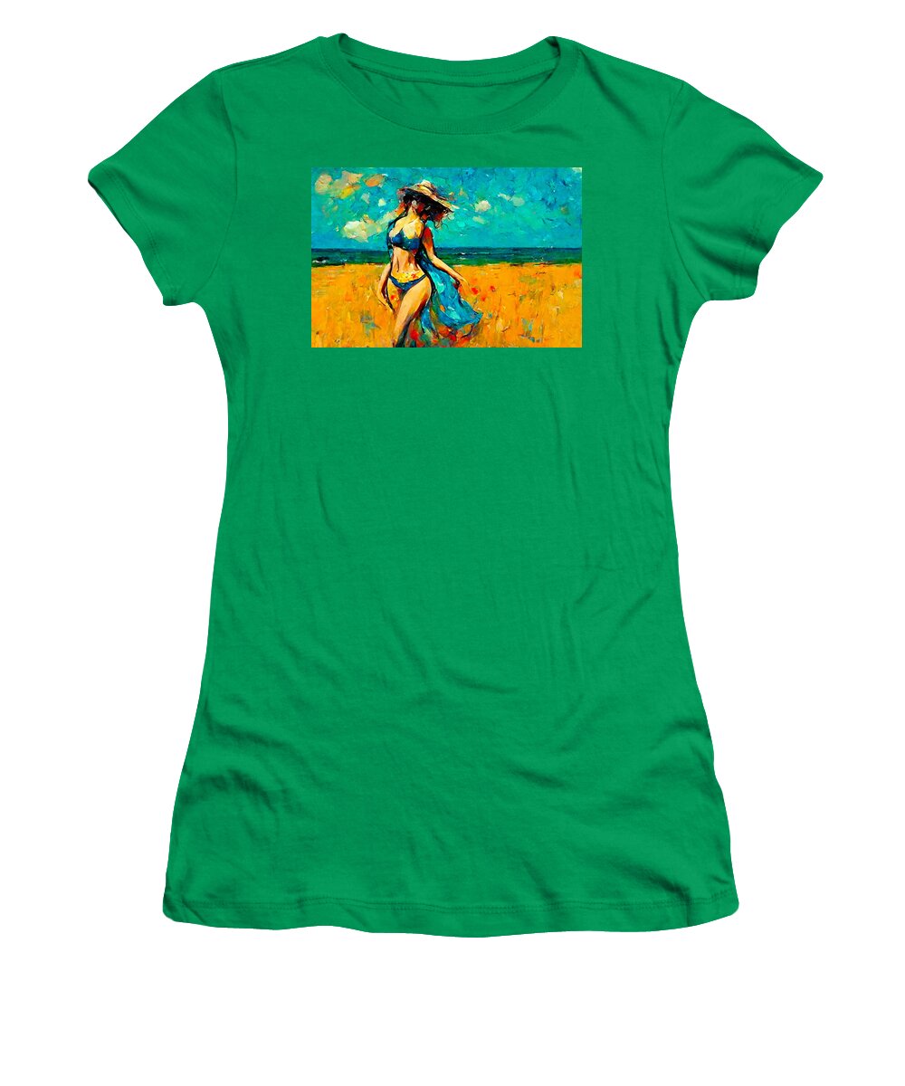 Vincent Van Gogh Women's T-Shirt featuring the digital art Van Gogh #18 by Craig Boehman