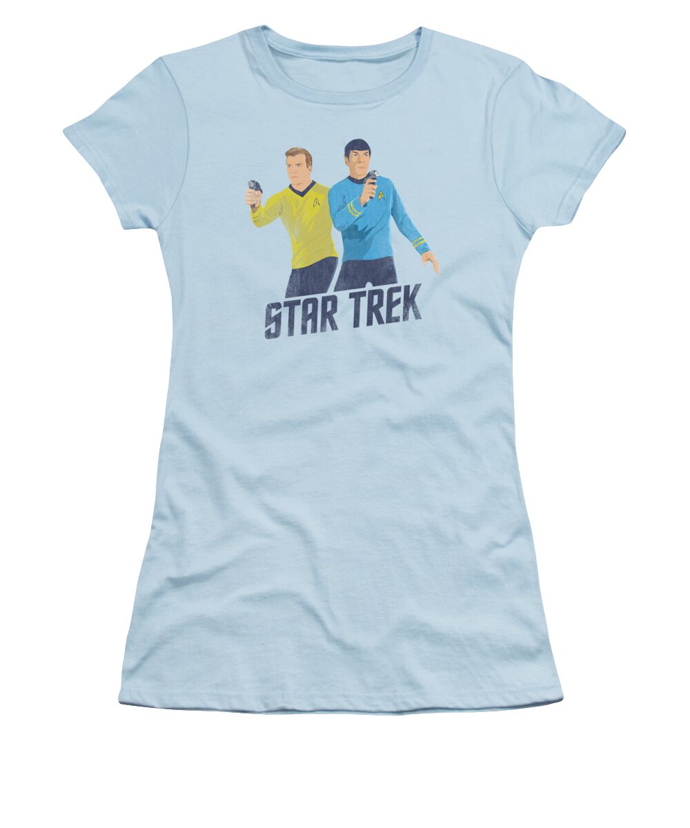 Star Trek Women's T-Shirt featuring the digital art Star Trek - Phasers Ready by Brand A