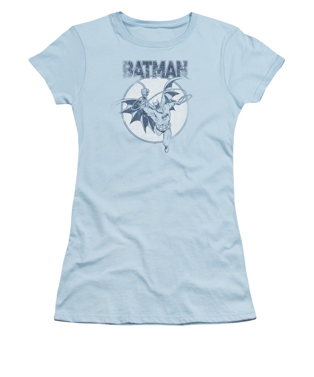 Batman Women's T-Shirt featuring the digital art Batman - Swinging Bat by Brand A