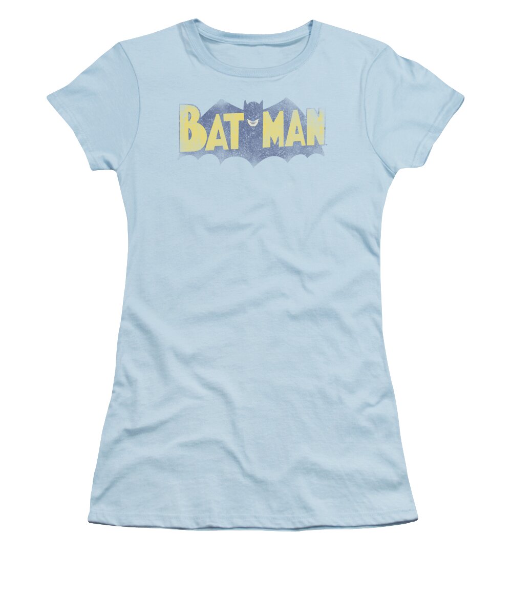  Women's T-Shirt featuring the digital art Batman - Vintage Logo by Brand A