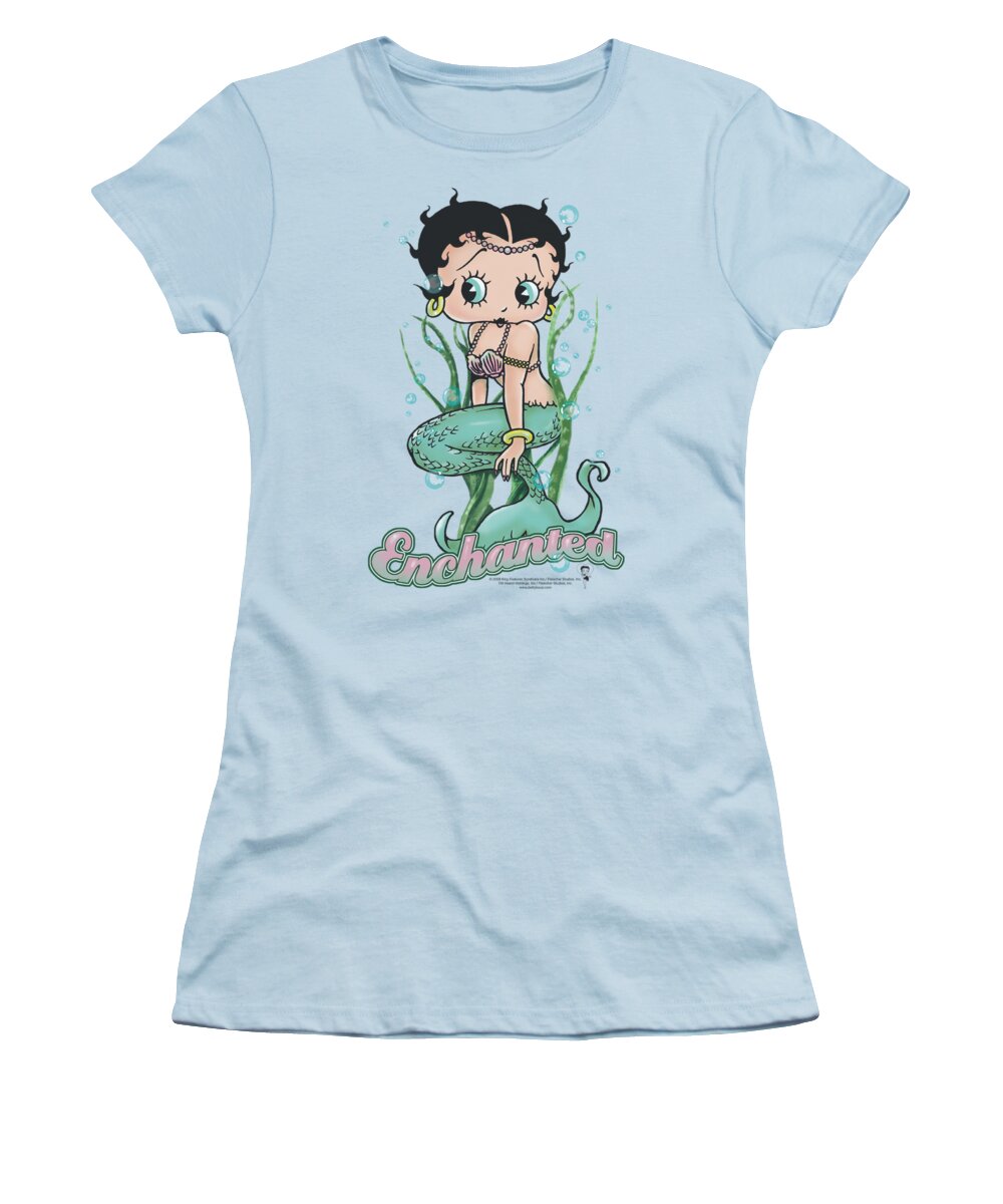 Betty Boop Women's T-Shirt featuring the digital art Boop - Enchanted Boop by Brand A