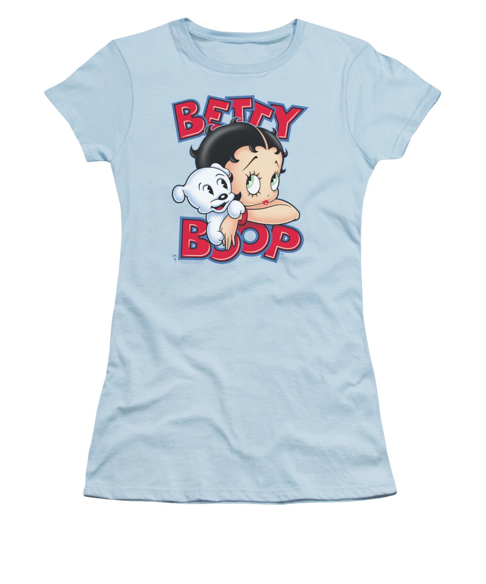 Betty Boop Women's T-Shirt featuring the digital art Boop - Forever Friends by Brand A