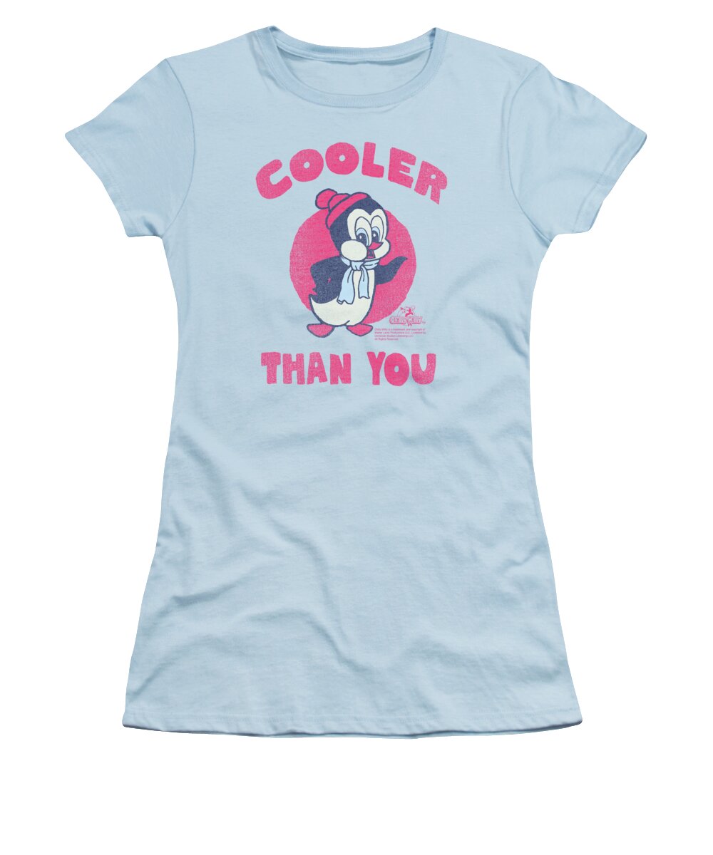 Chilly Whilly Women's T-Shirt featuring the digital art Chilly Willy - Cooler Than You by Brand A