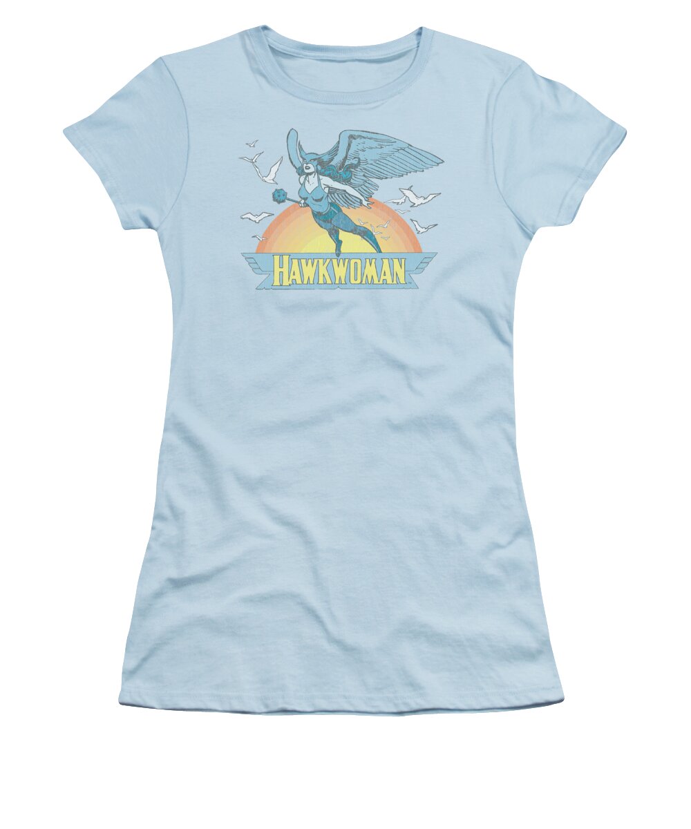  Women's T-Shirt featuring the digital art Dc - Hawkwoman by Brand A