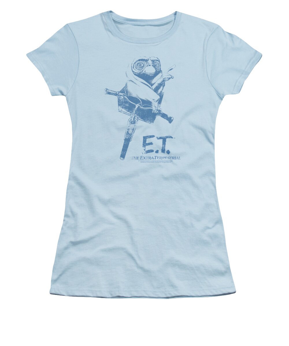 Et Women's T-Shirt featuring the digital art Et - Bike by Brand A