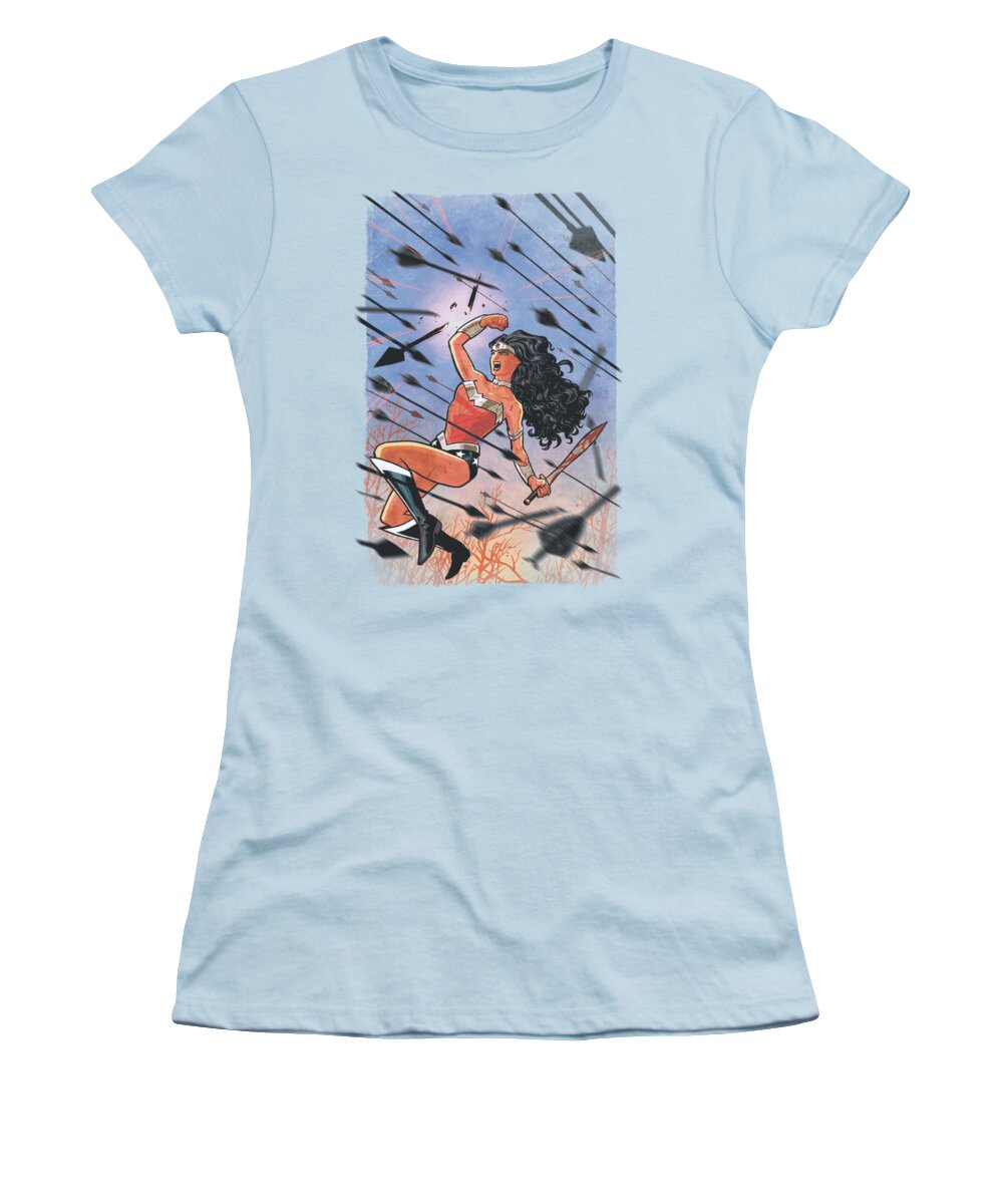 Justice League Of America Women's T-Shirt featuring the digital art Jla - Wonder Woman #1 by Brand A
