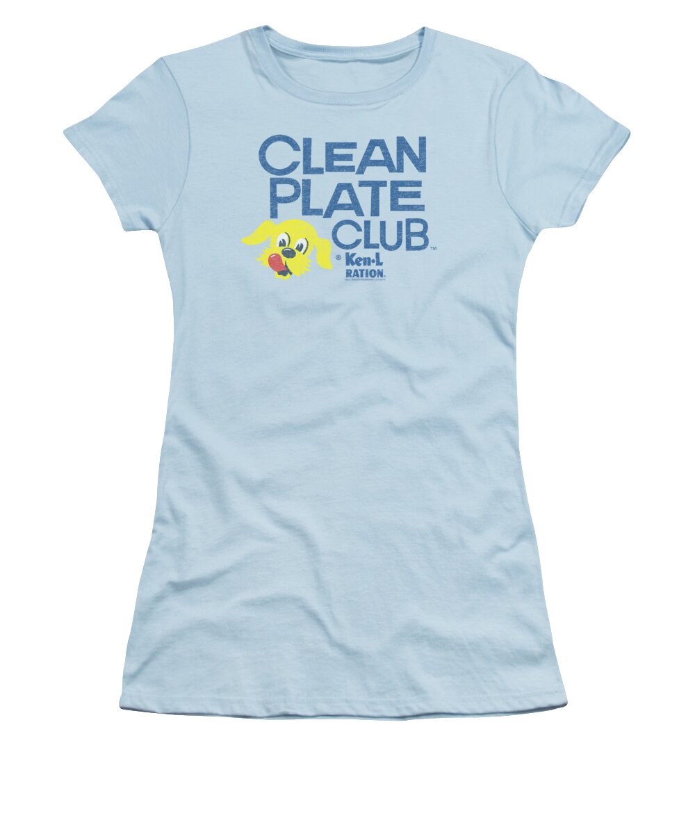 Ken L Ration Women's T-Shirt featuring the digital art Ken L Ration - Clean Plate by Brand A