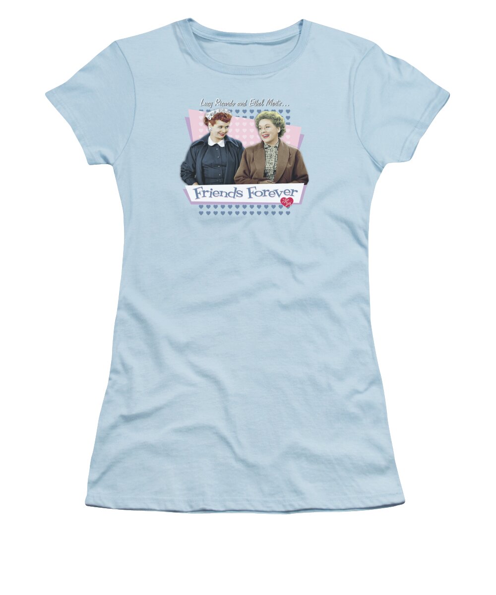 I Love Lucy Women's T-Shirt featuring the digital art Lucy - Friends Forever by Brand A