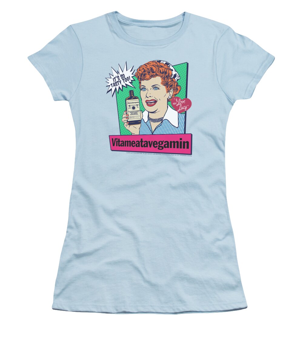 I Love Lucy Women's T-Shirt featuring the digital art Lucy - Vita Comic by Brand A