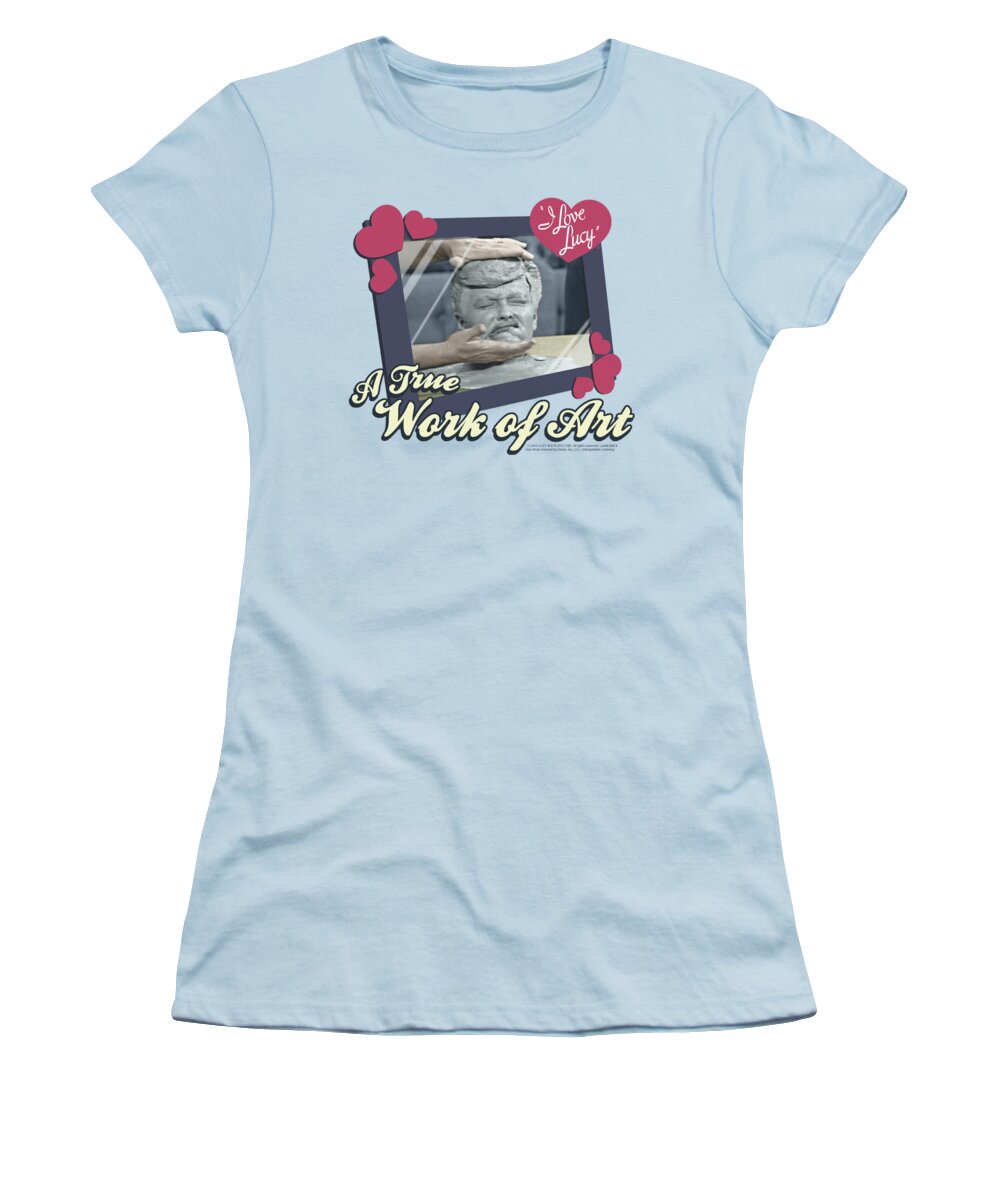 I Love Lucy Women's T-Shirt featuring the digital art Lucy - Work Of Art by Brand A