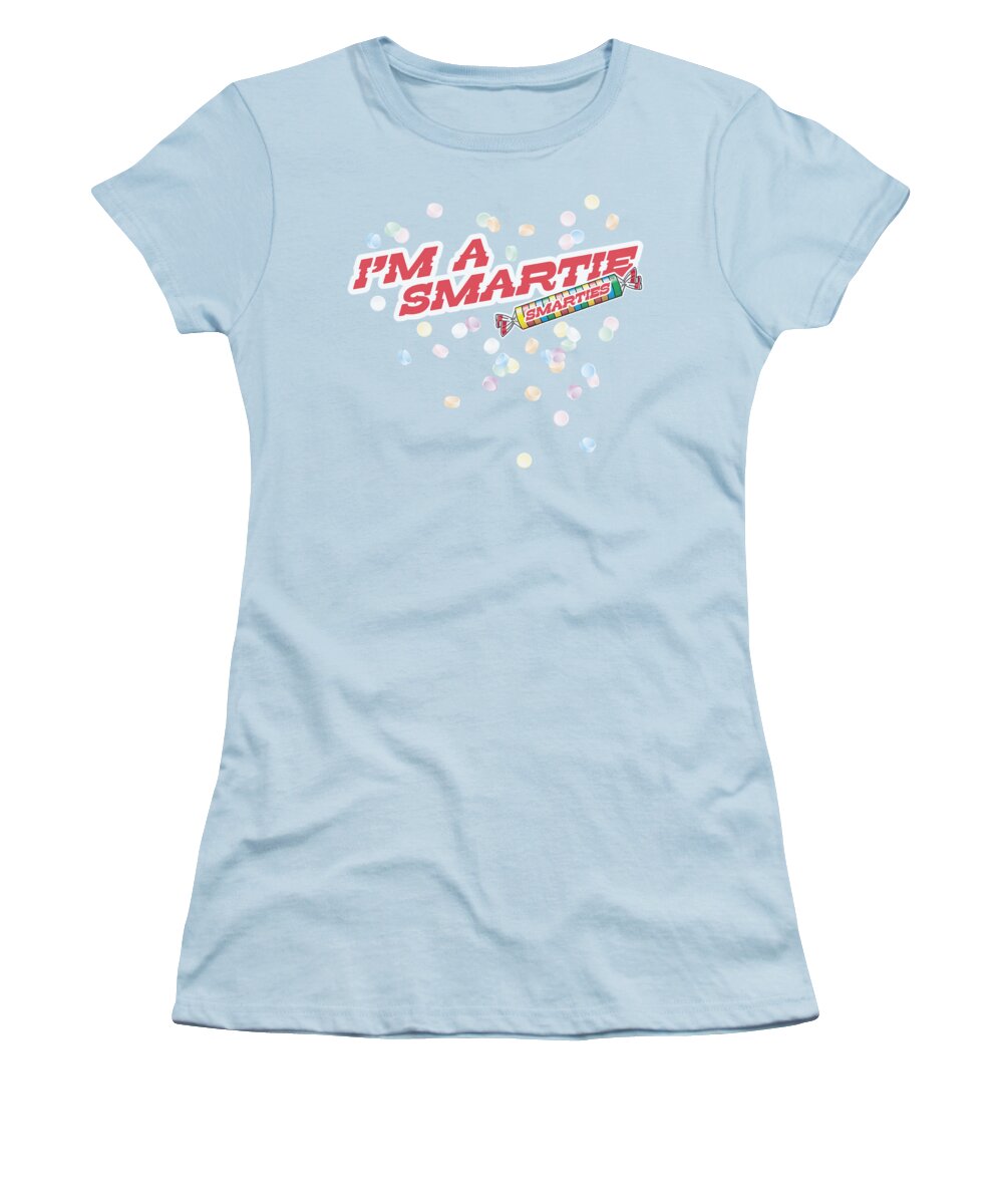 Smarties Women's T-Shirt featuring the digital art Smarties - I'm A Smartie by Brand A